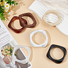 6Pcs 6 Colors Acrylic Bangles for Women BJEW-ME0001-03B-4