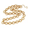 13MM 304 Stainless Steel Ring Link Chain Necklaces NJEW-Z105-03G-4