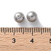 Plastic Imitation Pearl Beads FIND-M059-01B-05-3