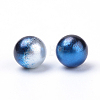 Rainbow Acrylic Imitation Pearl Beads OACR-R065-8mm-A11-2