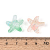 Transparent Spray Painted Acrylic Beads ACRP-T011-03M-4