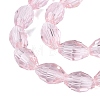 Transparent Glass Beads Strands GLAA-N071-01A-A03-3