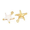 Brass Enamel Pendants KK-CBA3642-03G-02-2
