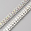 3 Yards Glass Rhinestone Trimming DIY-WH0671-320A-1