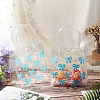 Rectangle Transparent Printed PVC Plastic Gift Tote Bags ABAG-TADJ0002-002F-6