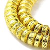 Electroplated Natural Lava Rock Beads Strands G-H303-A01-G-3
