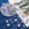  Elit 165pcs 10 Style Moon & Star Alloy Ring Pendants and Links Connector FIND-PH0006-44-2