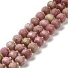 Natural Rhodonite Beads Strands G-P508-A19-01-1