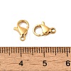 Ion Plating(IP) 304 Stainless Steel Lobster Claw Clasps X-STAS-AB10-G-01-3