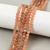Natural Sunstone Beads Strands G-G066-4mm-1