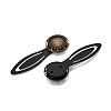 Alloy & Iron Bookmark Cabochon Settings PALLOY-N184-05AB-2