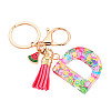 Fruit Series Letter Resin Keychains KEYC-TAC0033-02D-2