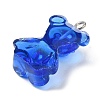 Transparent Resin Pendants RESI-M033-01E-2