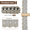 5 Yards Polyester Lace Ribbon OCOR-PH0036-77A-2