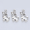 Tibetan Style Alloy Pendants TIBE-R316-081AS-RS-1