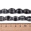 Handmade Millefiori Glass Barrel Beads LA-N002-06F-4