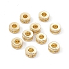 Brass Micro Pave Cubic Zirconia Beads LS-ZIRC-F009-31LG-3