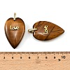 Natural Tiger Eye Pendants G-G470-03G-13-3