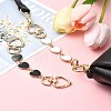 Alloy Enamel Heart Link Bag Chain FIND-YW00003-01-4