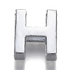 Alloy Letter Slide Charms RB-F034-01H-P-RS-2