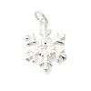 925 Sterling Silver Pendants STER-Q003-01F-S-1