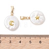 3Pcs 3 Styles Natural Baroque Keshi Pearl Pendants PALLOY-JF05209-4