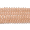 Imitate Austrian Crystal Frosted Glass Beads Strands GLAA-F029-TM4mm-B12-1