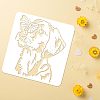 PET Hollow Out Drawing Painting Stencils DIY-WH0383-0090-3