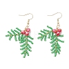 Stainless Steel Glass Dangle Earrings X-EJEW-MZ00573-2