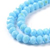 Electroplate Opaque Solid Color Glass Beads Strands LS-EGLA-A034-P3mm-L11-3