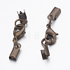 Clip Ends with Brass Lobster Claw Clasps X-KK-K225-41-AB-2