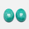 Imitation Amazonite Cabochons G-K021-25x18mm-09-1