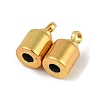 Rack Plating Brass Magnetic Clasps KK-Z070-17G-4