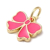 Rack Plating Brass Enamel Charms KK-B092-13G-02-2