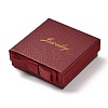 Square & Word Jewelry Cardboard Jewelry Boxes LS-CBOX-C015-01C-01-1