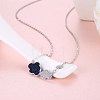 925 Sterling Silver Pendant Necklaces NJEW-BB30057-3