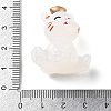 Luminous Resin Lucky Cat Display Decorations DJEW-P020-01D-4