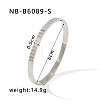 304 Stainless Steel  Hinged Bangles for Women FS-WG09E60-36-1