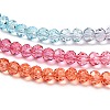 Transparent Painted Glass Beads Strands LS-DGLA-A034-T3mm-A11-4