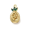 Brass Micro Pave Cubic Zirconia Pendants KK-L229-001G-04-1