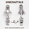 Unicraftale 316 Surgical Stainless Steel Rope & Anchor Toggle Clasps STAS-UN0002-15AS-4