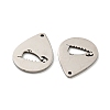 316L Surgical Stainless Steel Pendants STAS-K280-07P-2