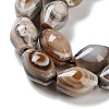 Natural Eye Agate Beads Strands G-NH0019-D03-03-3