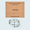 304 Stainless Steel Rotating Cuff Rings FS-WG14209-04-1