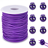 1 Roll Hollow Pipe PVC Tubular Synthetic Rubber Cord RCOR-CP0001-01B-1