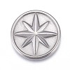 304 Stainless Steel Cabochons STAS-P245-10P-01-1