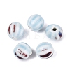 Vintage Porcelain Corrugated Beads PORC-N013-11J-1