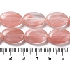 Cherry Quartz Glass Beads Strands G-P528-M01-01-5