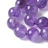 Natural Amethyst Beads Strands G-R446-10mm-21-A-4