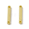 Rack Plating Brass Connector Charms KK-C007-38G-I-2